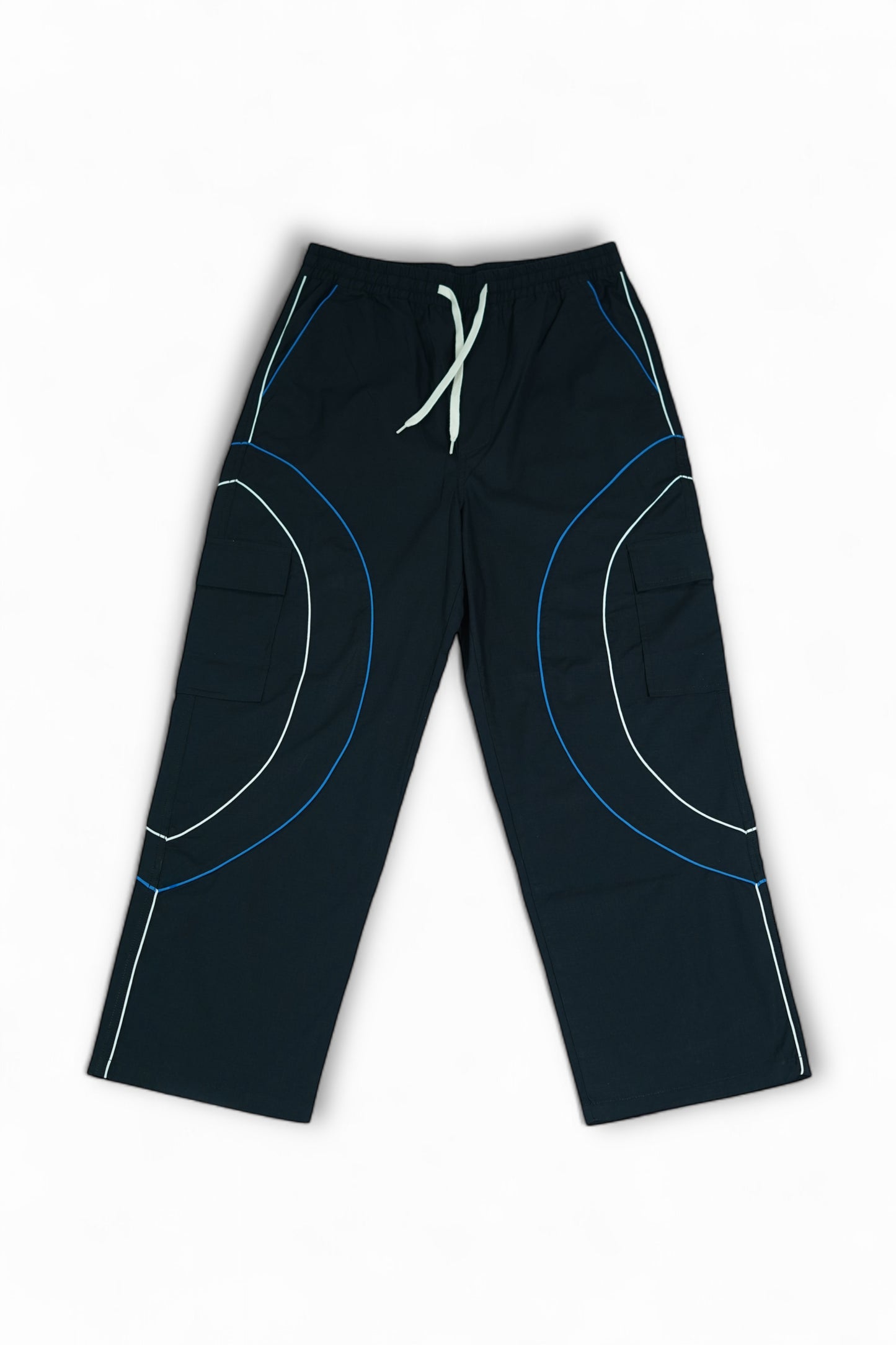 BLACK RIPSTOP PIPING CARGO