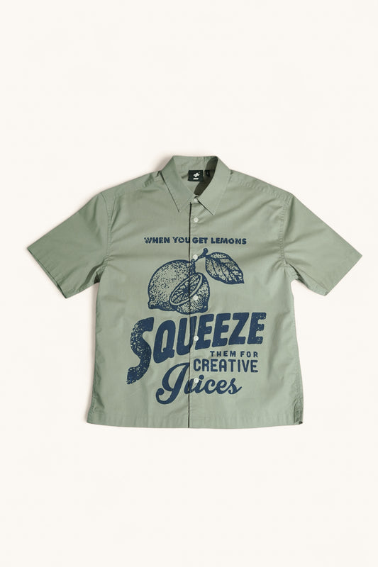 COMEUNITY BRAND Lemonade Green Shirt Image