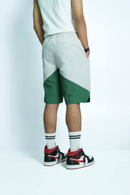 COMEUNITY Cut Sew Streetwear Shorts