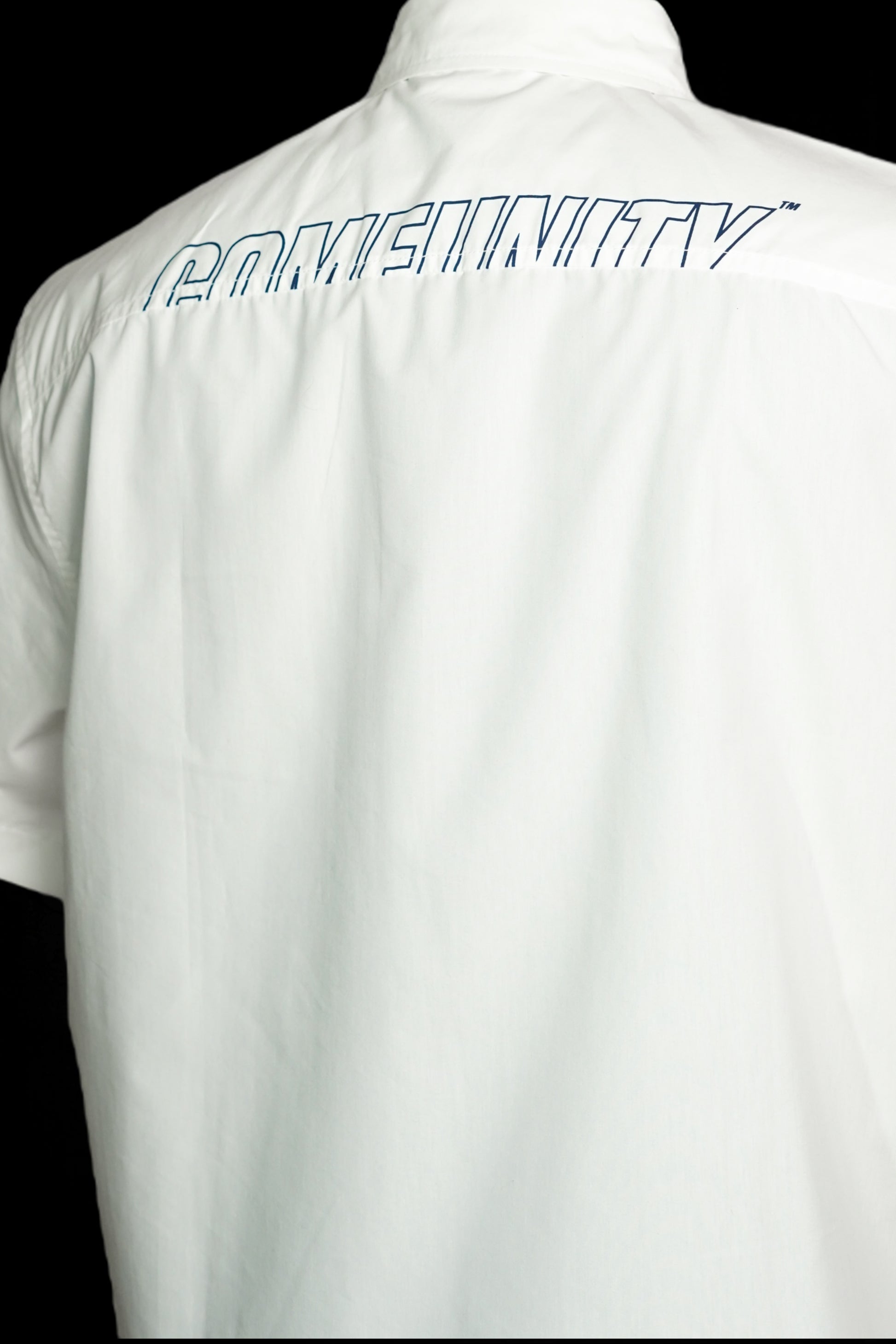 COMEUNITY India White & Blue Lemonade Shirt Image