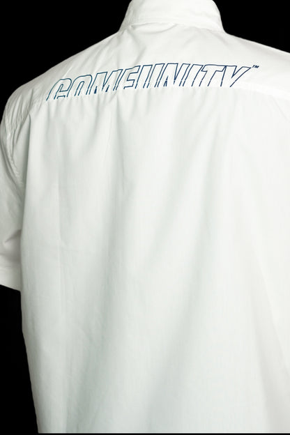 COMEUNITY India White & Blue Lemonade Shirt Image
