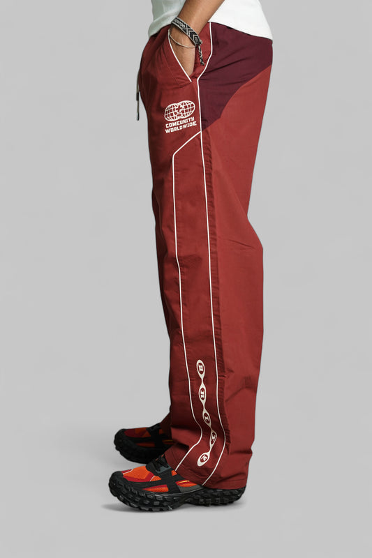 COMEUNITY Red Piping Pants