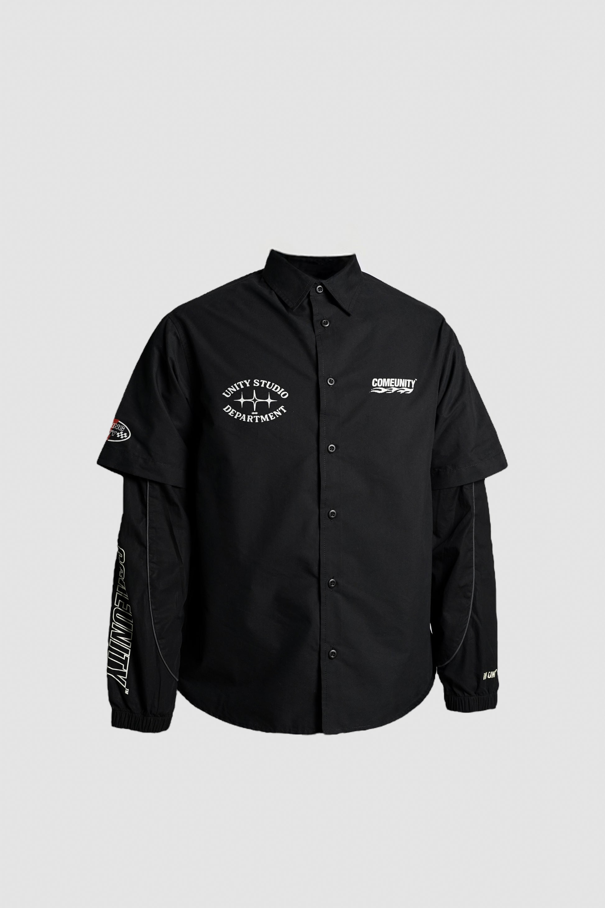 COMEUNITY Streetwear Brand Dual Hand Shirt