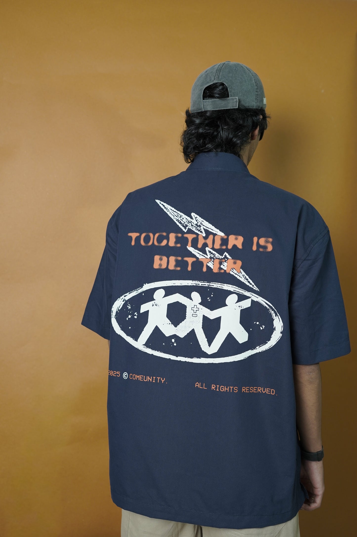 COMEUNITY Together Is Better Shirt Back Image
