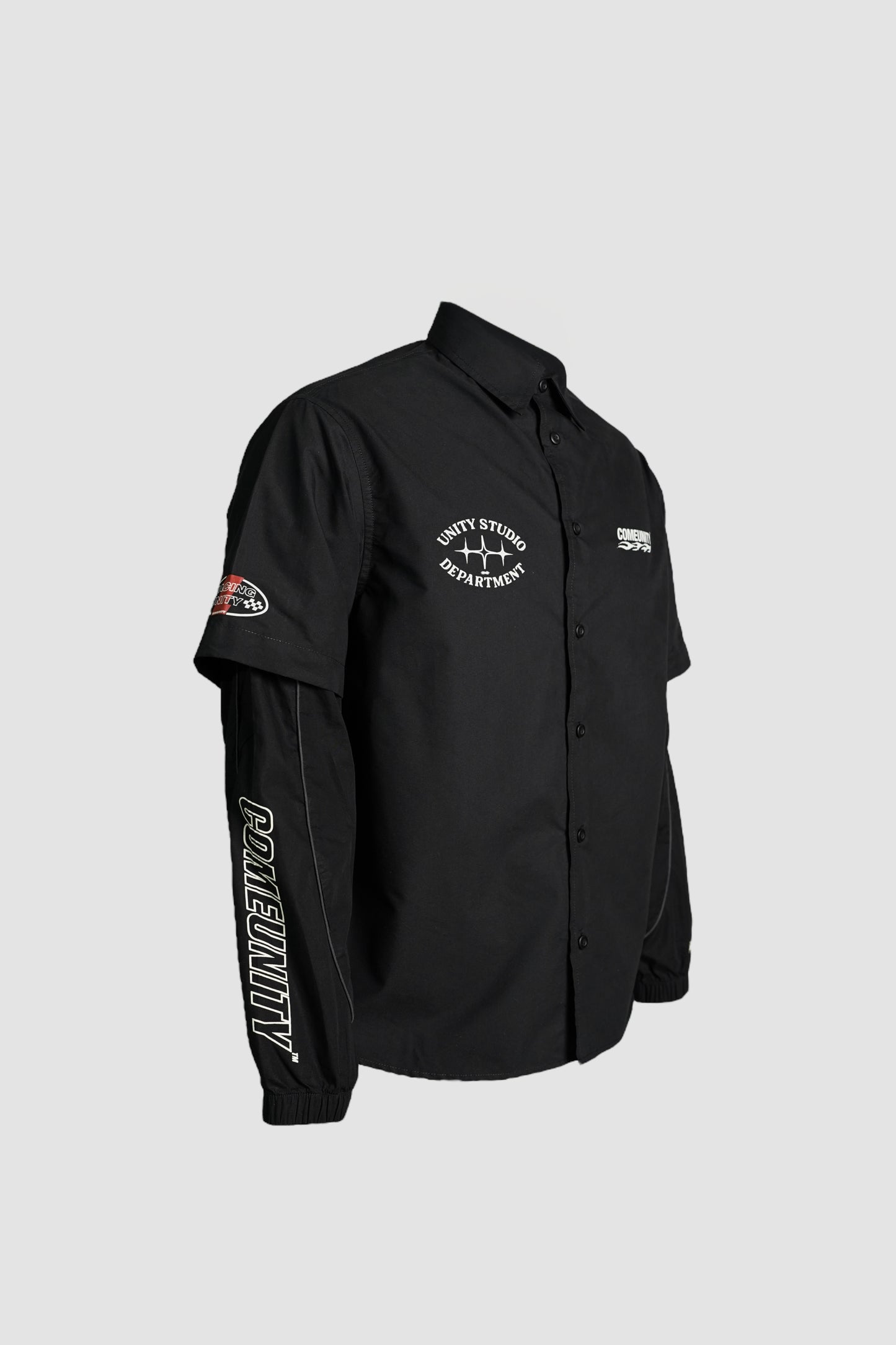 COMEUNITY Unity Racing Dual Sleeve Shirt Side View Image
