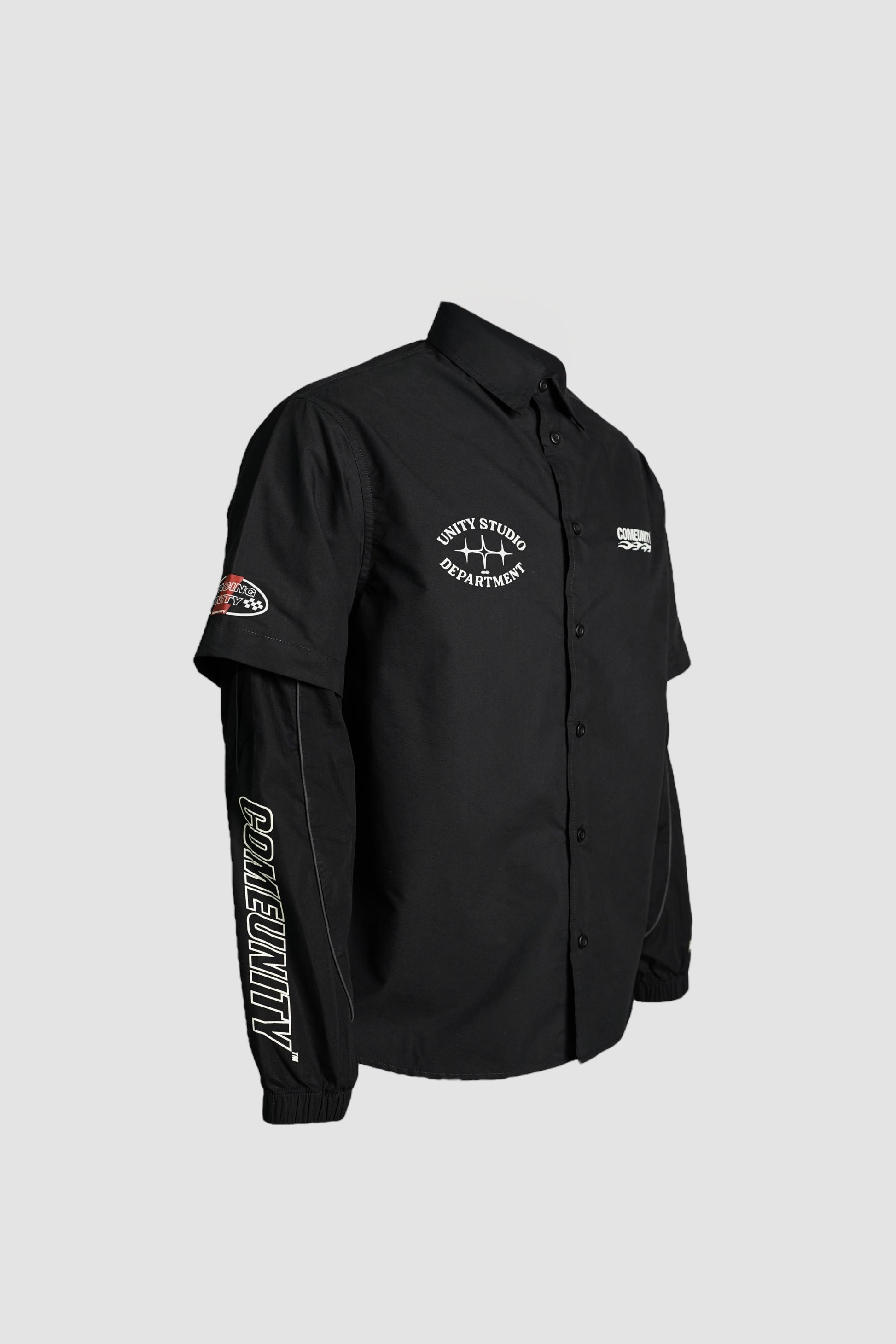 COMEUNITY Unity Racing Dual Sleeve Shirt Side View Image
