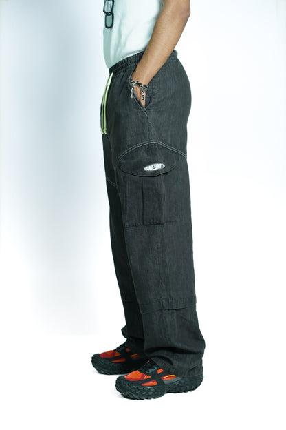 COMEUNITY Washed Denim Cargo Image