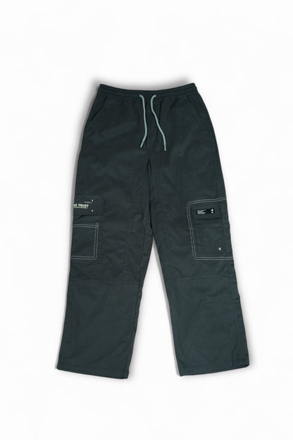 GREY CARGO PANTS