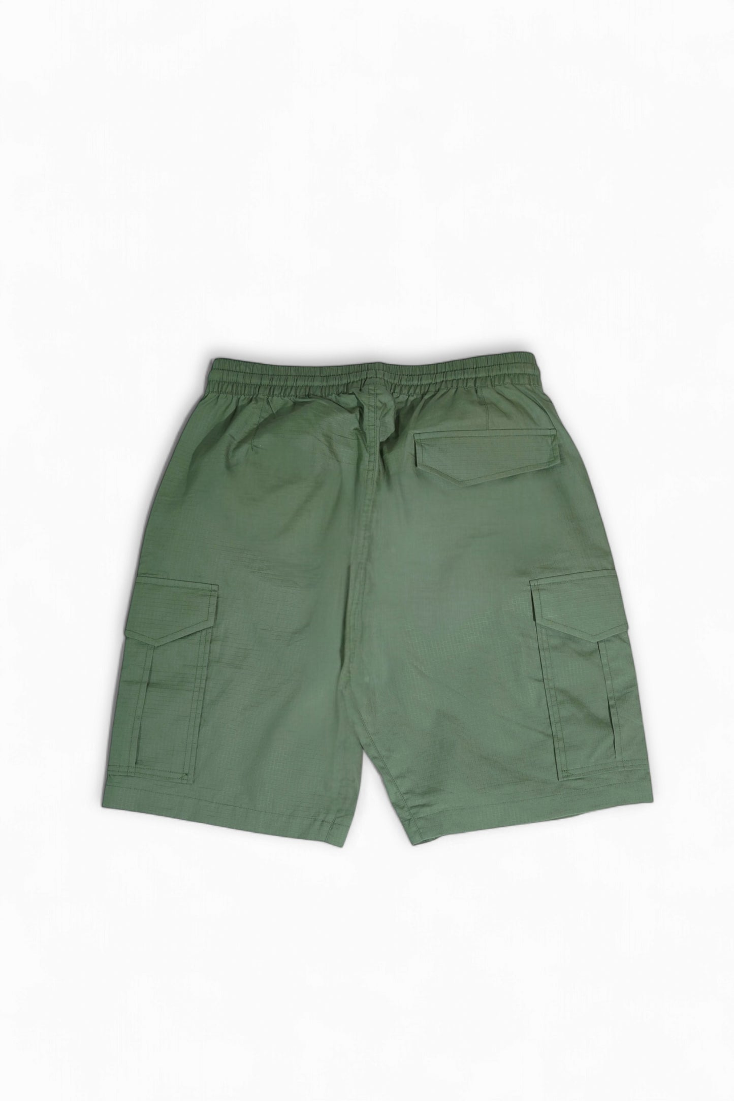 Comeunity Green Cut&Sew Streetwear Shorts Back Image