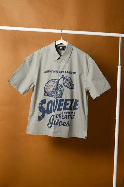 Lemonade Green Shirt COMEUNITY INDIAN BRAND